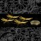 Raw Brass Dragonfly with Uplifted Wing Pendants - Set of Four - XXX - B-P66